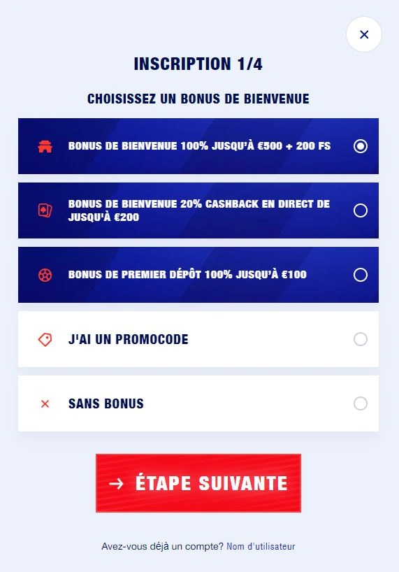 Connexion au Casino Bankonbet